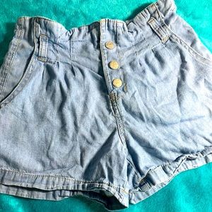Bundle of jean shorts for girls sizes both 8/10